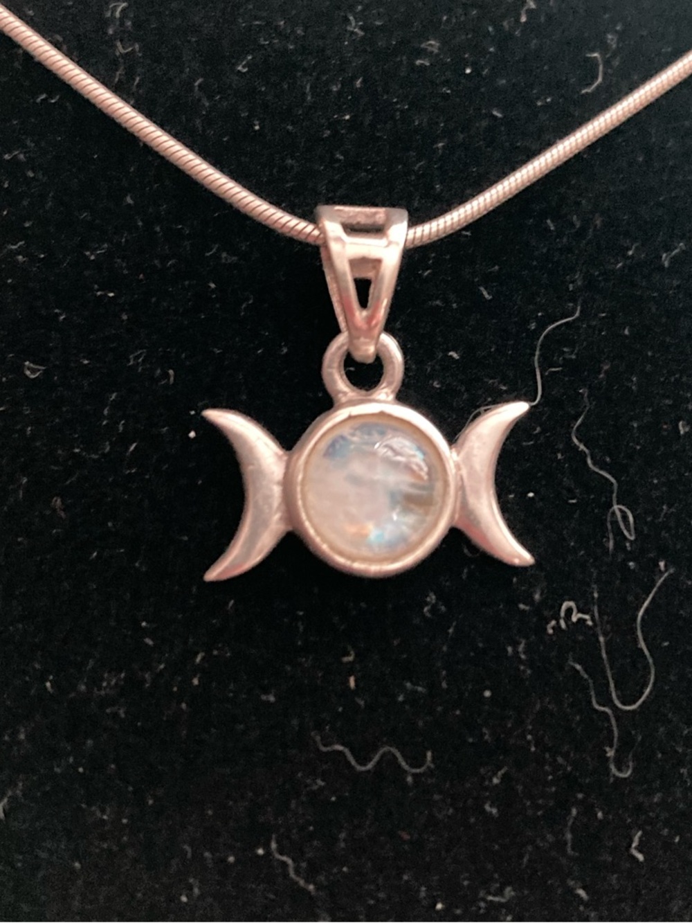 Sterling Silver and Moonstone necklace